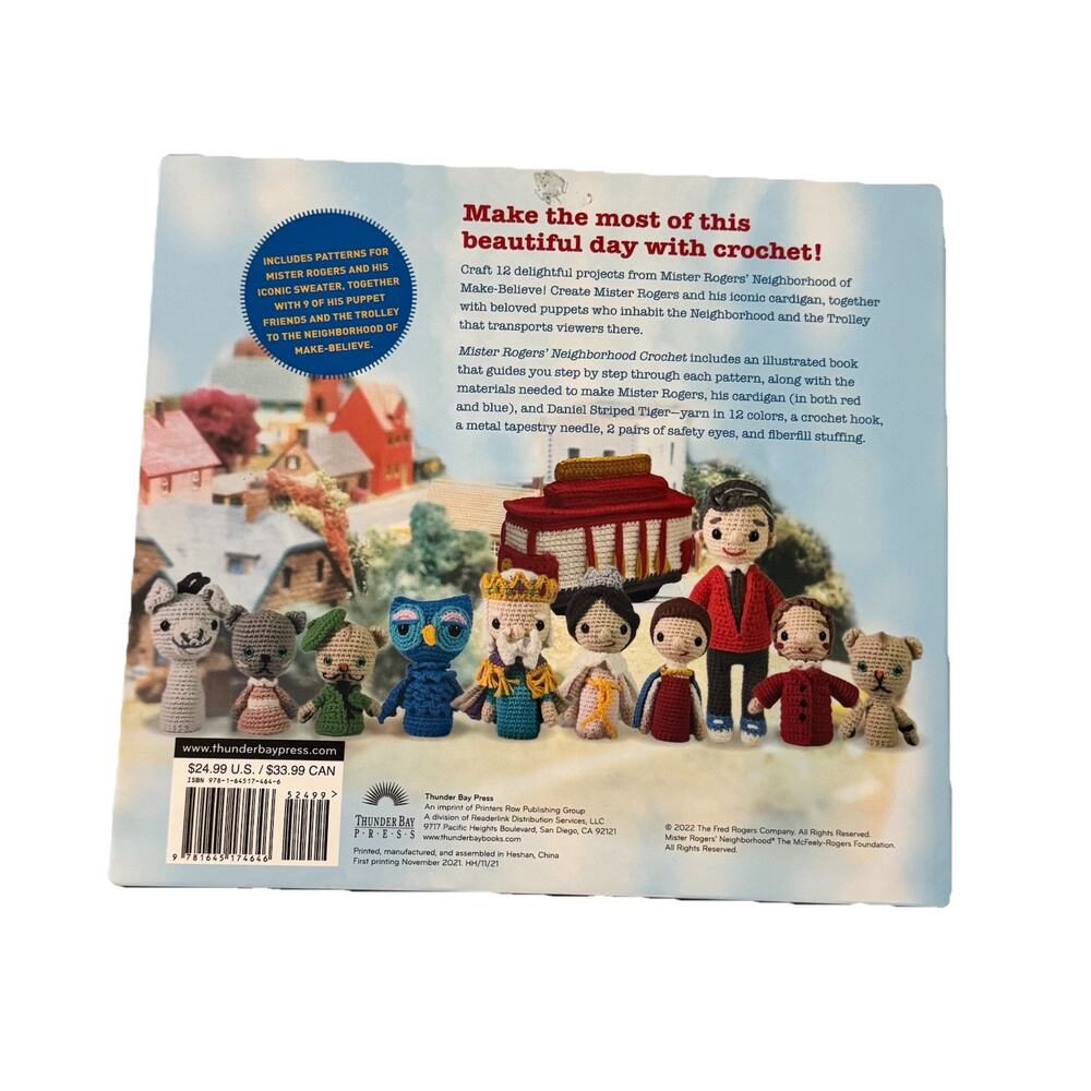 Mister Rogers' Neighborhood Crochet Kit Daniel The Tiger Arts And Crafts Retro - Picture 7 of 7